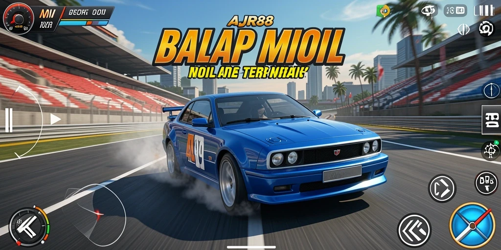 Gameplay seru balapan mobil di AJR88 dengan grafis menawan.