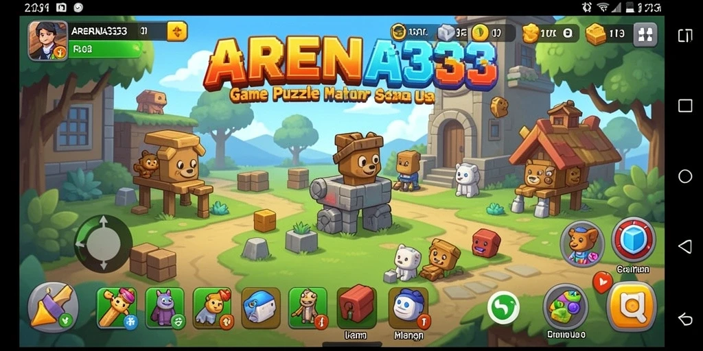 Gameplay ARENA333 yang menantang dan mengasyikkan.