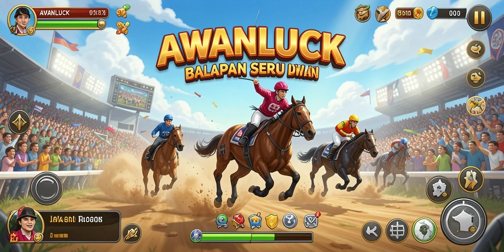 Tampilan gameplay Racing yang seru di <strong>AWANLUCK</strong>.