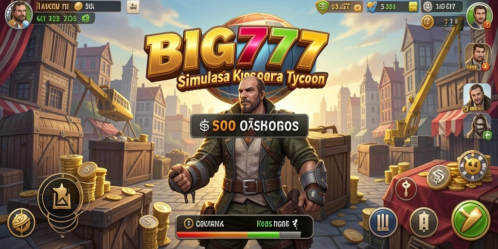 Screenshot utama BIG777 menampilkan aksi strategis dalam gameplay Tycoon.