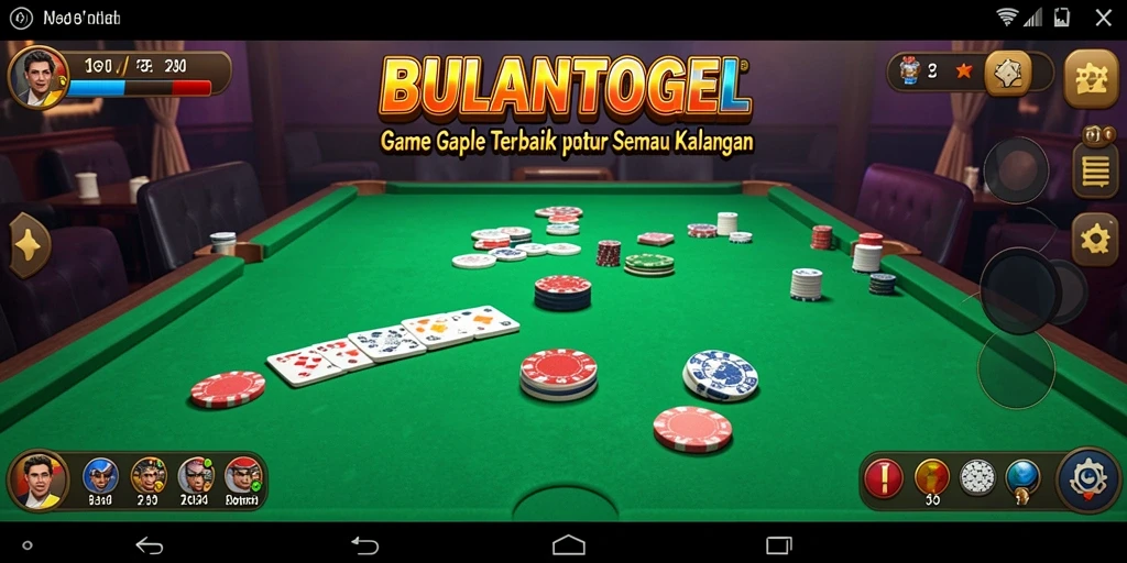 Tampilan gameplay yang seru dan interaktif dari BULANTOGEL.