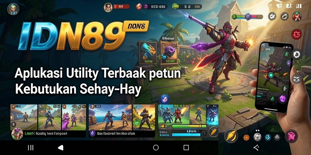 Screenshot IDN89 menampilkan antarmuka pengguna yang bersih dan intuitif.