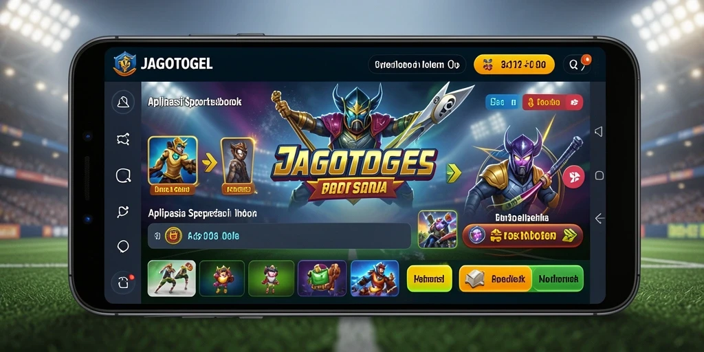 Tampilan interaktif permainan taruhan di JAGOTOGEL.