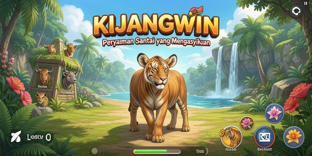 Tampilan gameplay KIJANGWIN yang seru dan penuh warna.