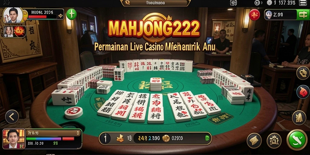 Tampilan gameplay MAHJONG222 yang mendebarkan dan penuh aksi.