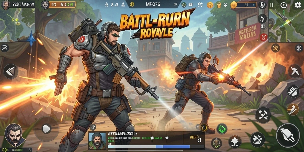 Gameplay seru dalam MPO76 dengan pertempuran intens.