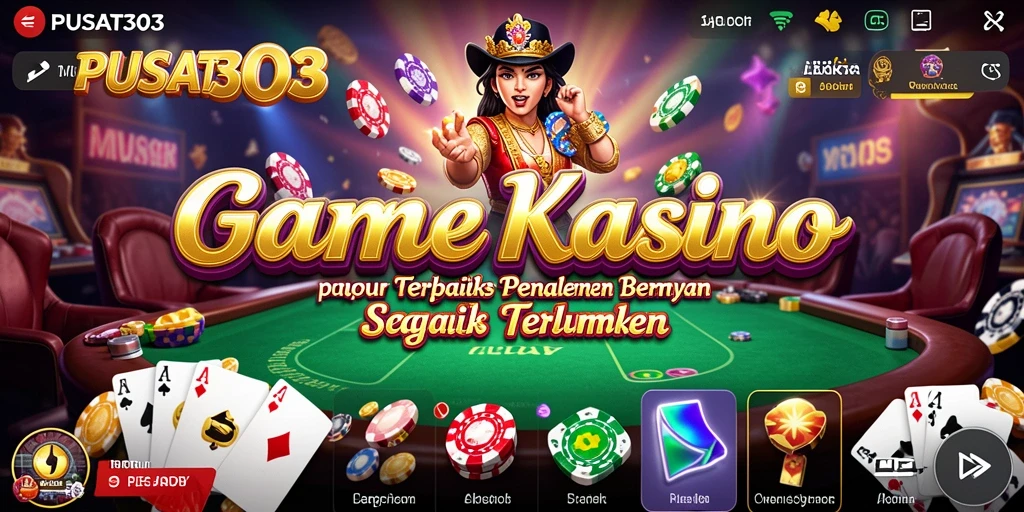 Tampilan gameplay Kasino yang mendebarkan dan menarik