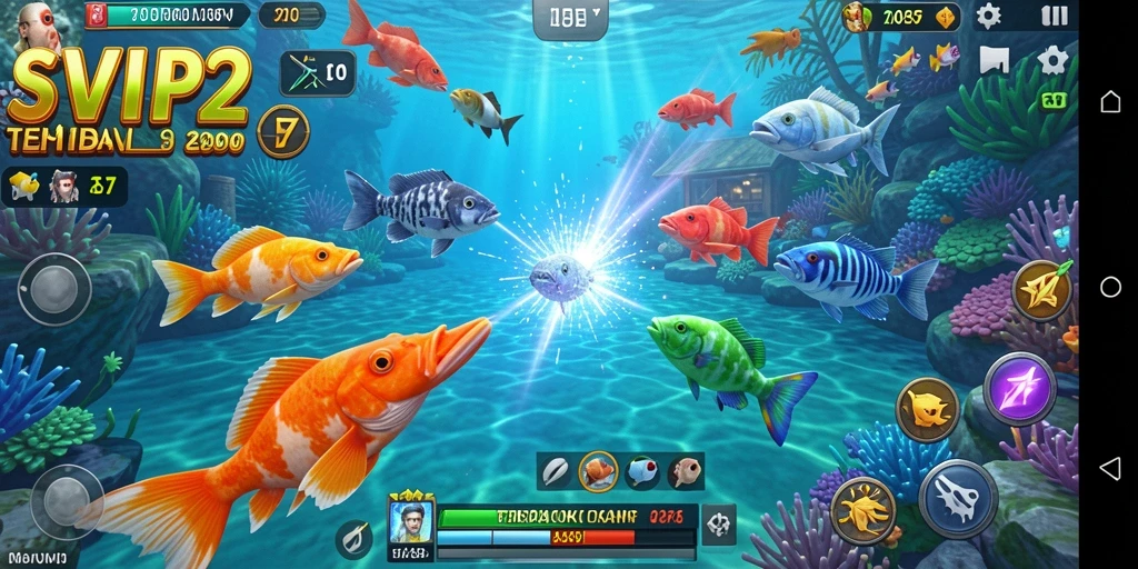 Screenshot gameplay Tembak Ikan yang menarik dan seru.