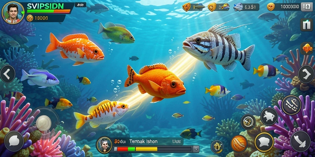Tangkapan ikan yang menarik dalam permainan SVIPSIDN.