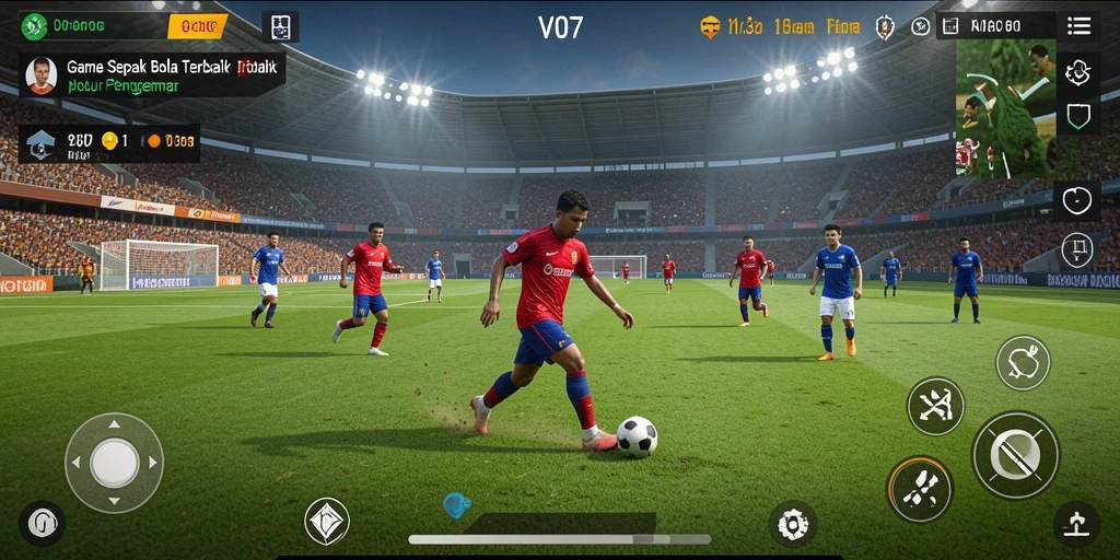 Tampilan gameplay V07 yang mendebarkan dan grafis menawan.