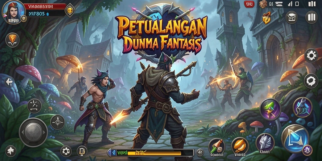 Tampilan gameplay <strong>VIP805</strong> yang penuh warna dan mendebarkan.