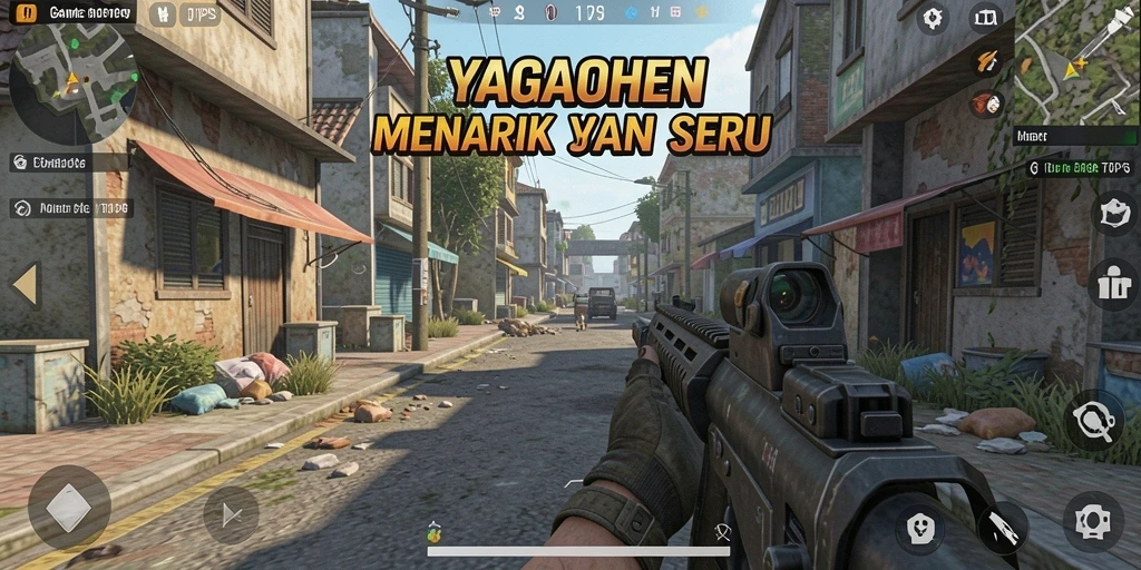 Tampilan gameplay seru dari YAGAOHEN dengan aksi TPS.