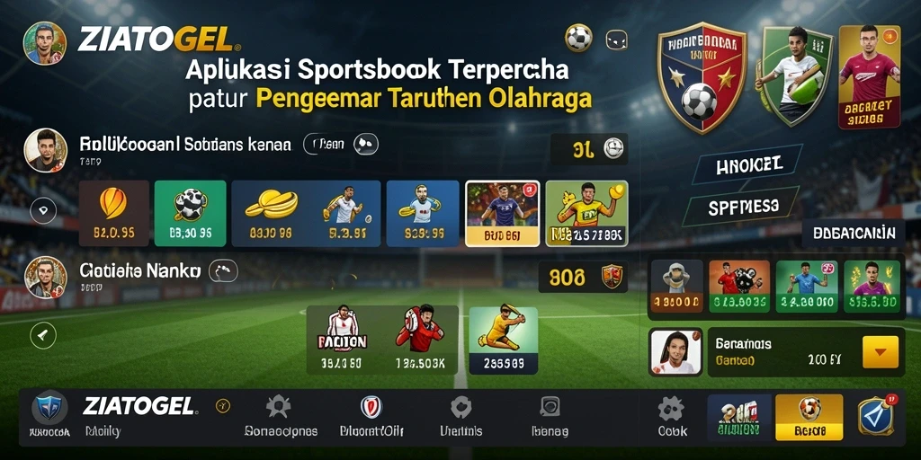 Tampilan menarik dari gameplay <strong>ZIATOGEL</strong> yang penuh aksi taruhan olahraga.